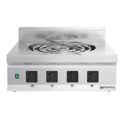 GGM Gastro Gas Hob - 10kW - 1 burner - with base cabinet - 2 doors