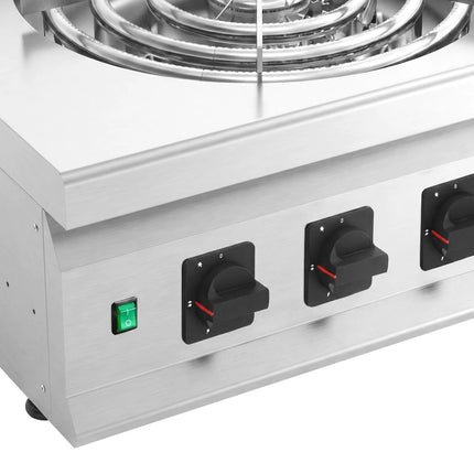 GGM Gastro Gas Hob - 10kW - 1 burner - with base cabinet - 2 doors