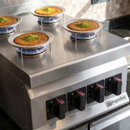 GGM Gastro Gas Hob - 11kW - 4 burners