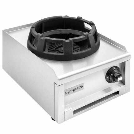 GGM Gastro Gas Hob - 12kW - 1 burner - High-Output Burners