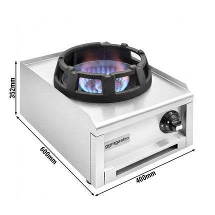 GGM Gastro Gas Hob - 12kW - 1 burner - High-Output Burners