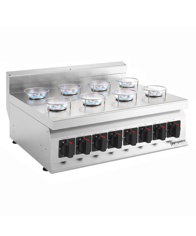 GGM Gastro Gas Hob - 22kW - 8 burners