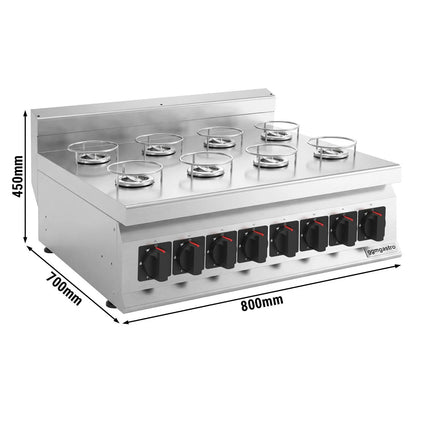 GGM Gastro Gas Hob - 22kW - 8 burners