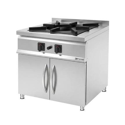 GGM Gastro Gas Hob - 24kW - 1 burner - with base cabinet - 2 doors