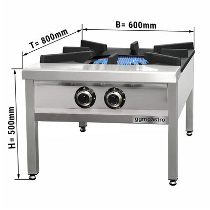 GGM Gastro Gas Hob - 27kW - 2 burners