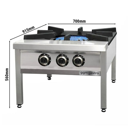 GGM Gastro Gas Hob - 31kW - 4 burners