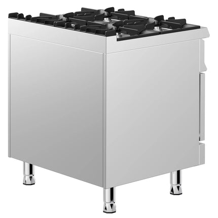 GGM Gastro Gas Oven Range - 32kW - 4 burners - with Gas Oven Static Oven - 6kW