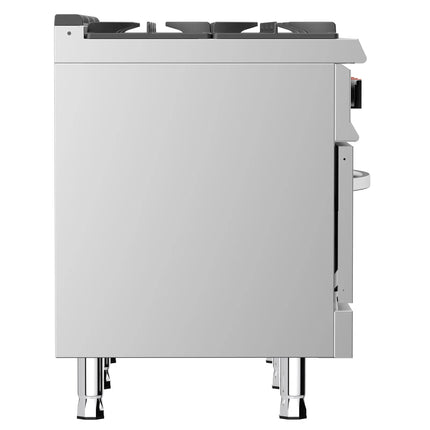 GGM Gastro Gas Oven Range - 45kW - 6 burners - with Gas Oven Static Oven - 6kW