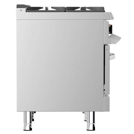 GGM Gastro Gas Oven Range - 49kW - 6 burners - with Gas Oven Static Oven - 10kW