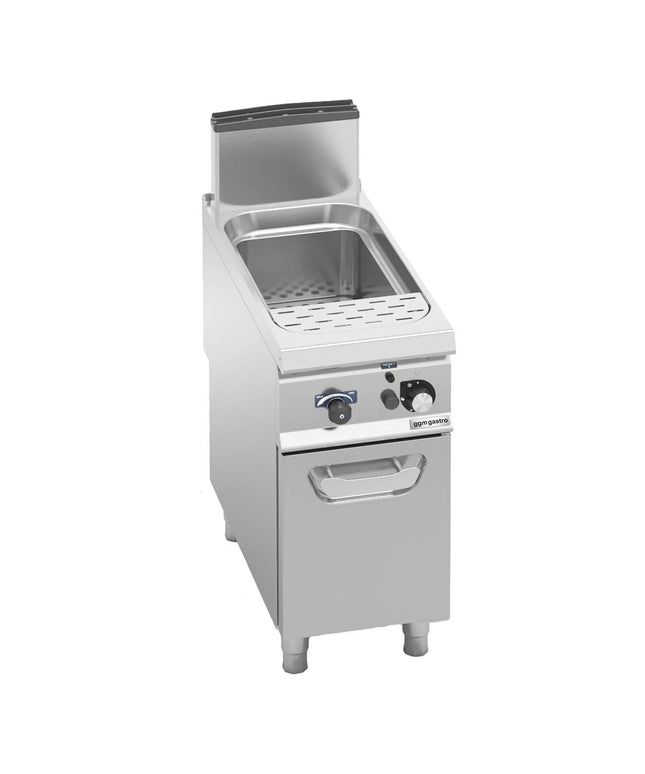 GGM Gastro Gas Pasta Cooker - Single Tank - Freestanding - 40L - 12kW - with Drain Tap
