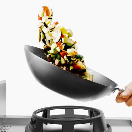 GGM Gastro Gas wok cooker - 45kW - 3 burner - incl. 2 taps