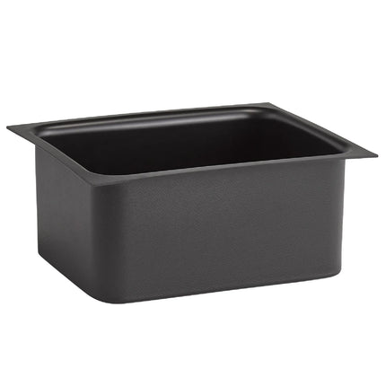 GGM Gastro Gastronorm Container (GN 1/2) - Deep - Polystyrene - H140mm - Black - for 14005