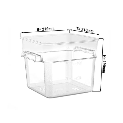 GGM Gastro Gastronorm Container - Plastic - 3.8 litres