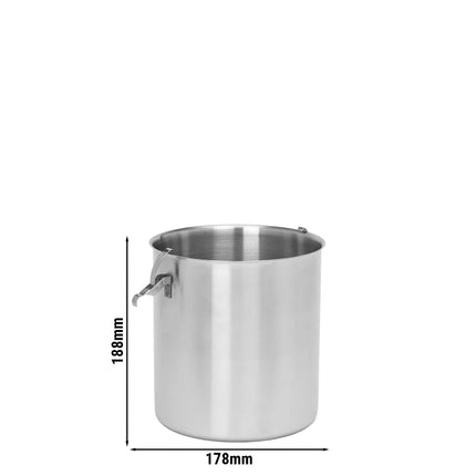 GGM Gastro Gastronorm Container - Stainless steel - 4 litres