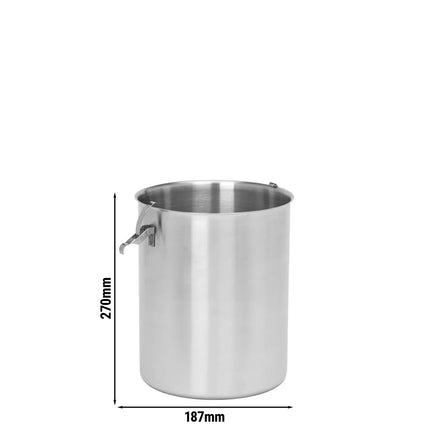 GGM Gastro Gastronorm Container - Stainless steel - 6 litres