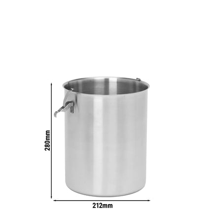 GGM Gastro Gastronorm Container - Stainless steel - 8 litres - Height: 280mm