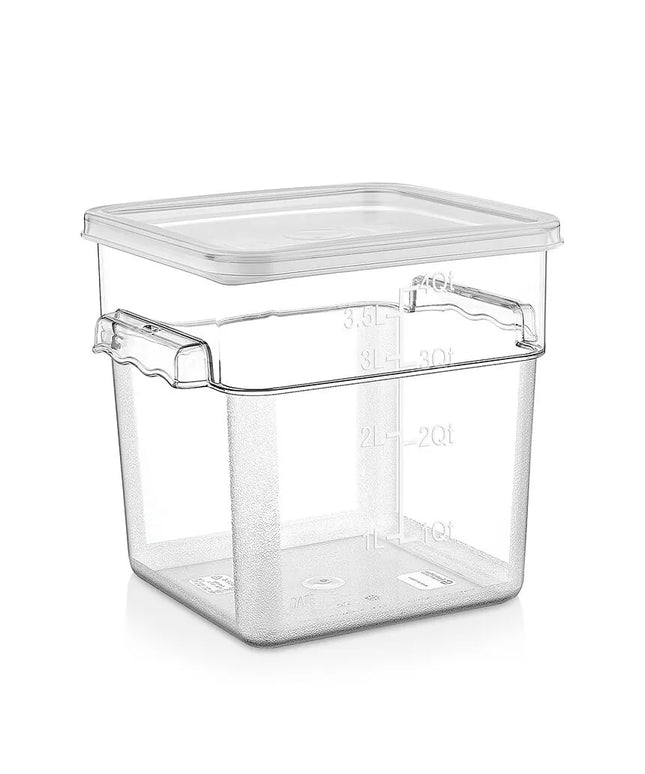 GGM Gastro Gastronorm Container with lid - Plastic - Clear - 7.6 litres
