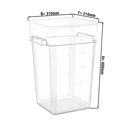GGM Gastro Gastronorm Food Storage Container - PP - 20.8 litres