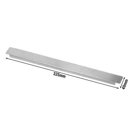 GGM Gastro Gastronorm Pan Divider Bar (GN 1/3) - Intermediate Divider - Stainless Steel - 325x40x11mm - for Gastronorm Containers