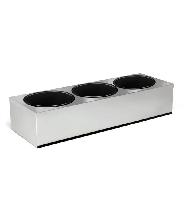 GGM Gastro Giá Đỡ Bình Đựng Nước Sốt (Cho 3x SRK5) - Thép Không Gỉ - 605x205x125mm