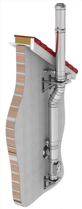 GGM Gastro Giá Đỡ Cách Tường - Điều Chỉnh (50-360mm) - Ø250mm