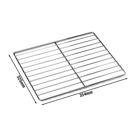 GGM Gastro Giá Lò Nướng Bánh - 325x357x10mm - Mạ Crôm - GN 2/3 - Cho KB523