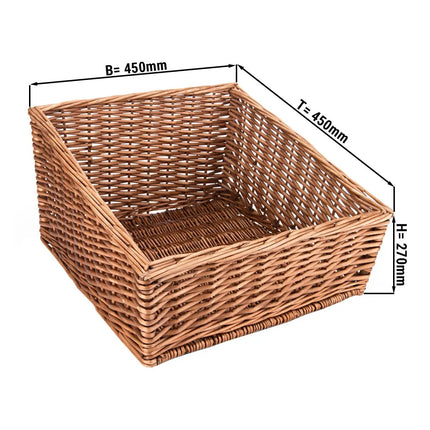 GGM Gastro Giỏ Bánh Mì Đan - 45x45cm - Màu Tự Nhiên