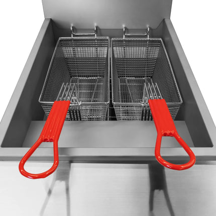 GGM Gastro Giỏ Chiên - 165x335x150mm - 16L - Thép Mạ Kẽm - Cho GFK481-16