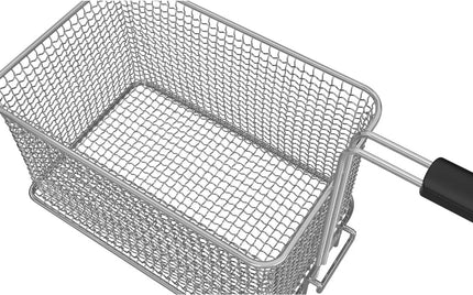 GGM Gastro Giỏ Chiên - 220x460x180mm - Thép Không Gỉ - Cho EFK653-8+8