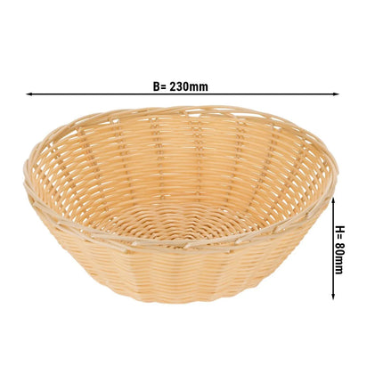 GGM Gastro Giỏ Đựng Bánh Mì - 23x17.5cm - Màu Tự Nhiên