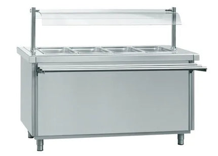 GGM Gastro Glass cover KOPENHAGEN - 1061x400x23mm - for BVI800-6 & BVI800 models