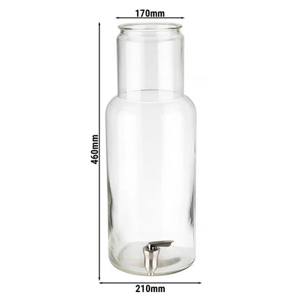 GGM Gastro Glass Drinks Dispenser - Ø 170mm