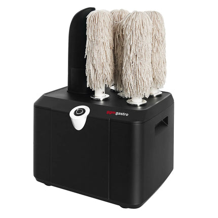 GGM Gastro Glass polishing machine - 1.15kW - with hot-air blower & 5 rotating brushes