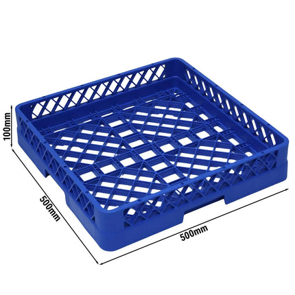 GGM Gastro Glass Rack - 500x500mm - Blue - for height 100mm