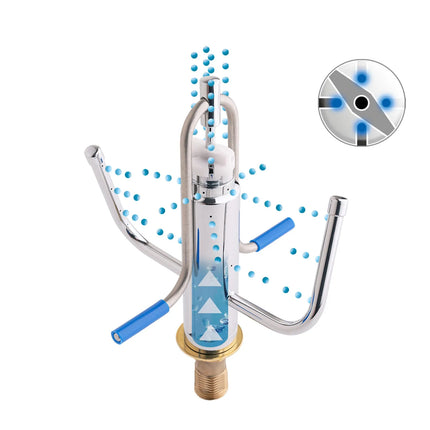 GGM Gastro Glass Rinser - with automatic shut-off valve