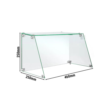 GGM Gastro Glass Showcase for Sausage Grill - 460x250x250mm - Glass - for HDGJ5N