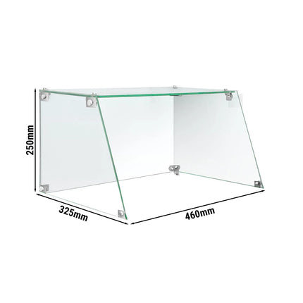 GGM Gastro Glass Showcase for Sausage Grill - 460x325x250mm - Glass - for HDGJ7N - HDGJ7N