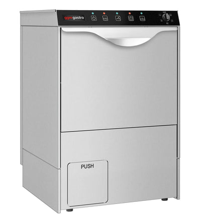 GGM Gastro Glasswasher - Manual - 5kW - with Drain Pump, Detergent & Rinse Aid Pumps