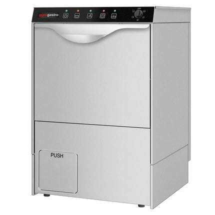 GGM Gastro Glasswasher - Manual - 5kW - with Drain Pump, Detergent & Rinse Aid Pumps