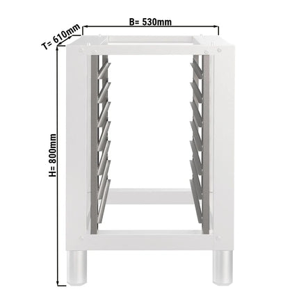 GGM Gastro GN Pan Rack - 530x610x800mm - Stainless Steel - GN 1/1 - for Base frame UGKDDV