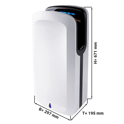 GGM Gastro Hand Dryer with Filter - White