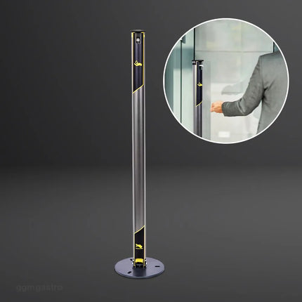 GGM Gastro Hand Sanitiser Station - 1400ml - Aluminium - Aluminium - freestanding, foot‑operated