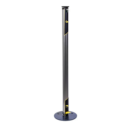 GGM Gastro Hand Sanitiser Station - 1400ml - Aluminium - Aluminium - freestanding, foot‑operated