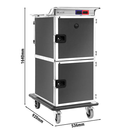 GGM Gastro Heated and Chilled Banquet Trolley - 12x GN 1/1 - Digital Control