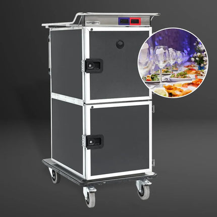 GGM Gastro Heated and Chilled Banquet Trolley - 12x GN 1/1 - Digital Control