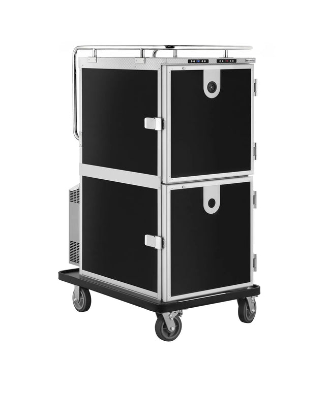 GGM Gastro Heated and Chilled Banquet Trolley – 2 x 158 Litres – for 12 x GN 2/1