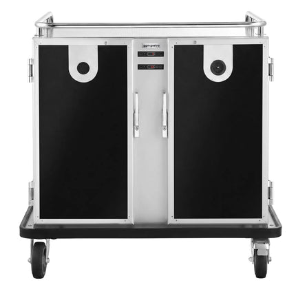 GGM Gastro Heated and Chilled Banquet Trolley – 2 x 208 Litres – for 16 x GN 1/1
