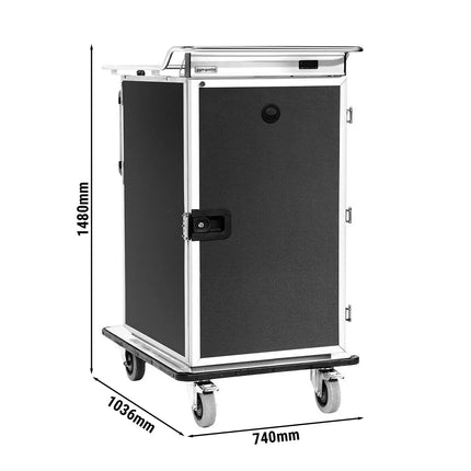GGM Gastro Heated Banquet Trolley - 12x GN 2/1 - Digital Control