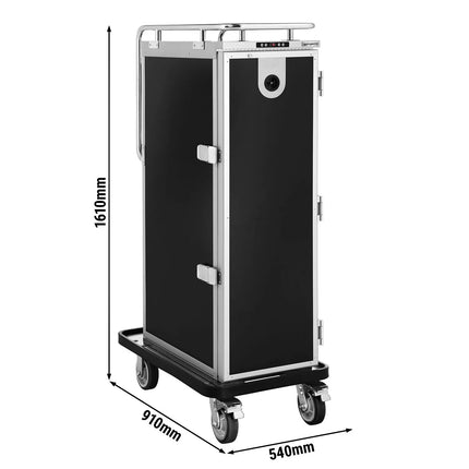 GGM Gastro Heated Banquet Trolley - 246 Litres – for 14 x GN 1/1