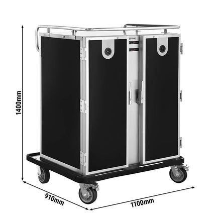 GGM Gastro Heated Banquet Trolley  – 426 Litres – for 24 x GN 1/1